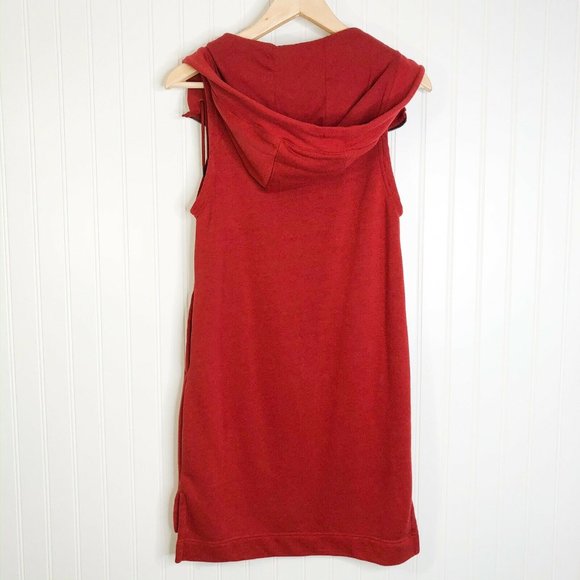 NIKE Xs Vest Dress Hooded Sportswear Tank Red - Picture 5 of 5
